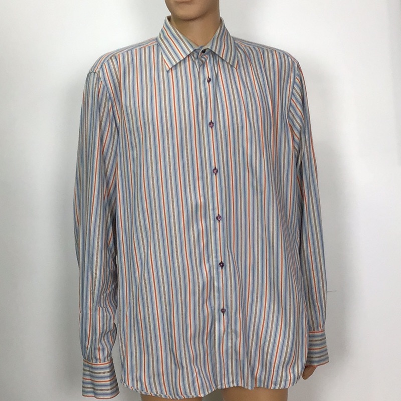 Muti-Color Striped Dress Shirt